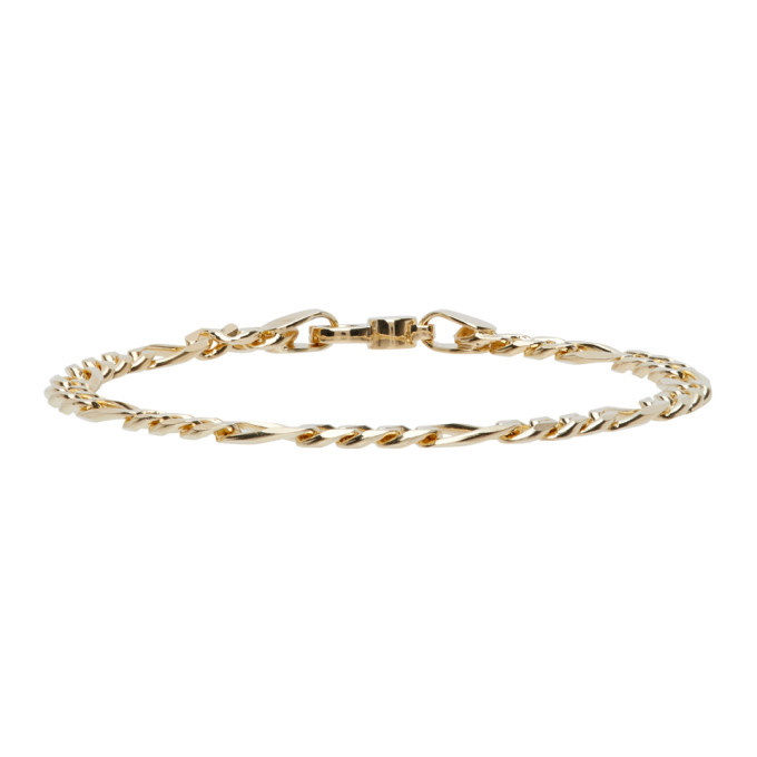 Photo: Tom Wood Gold Thick Figaro Bracelet