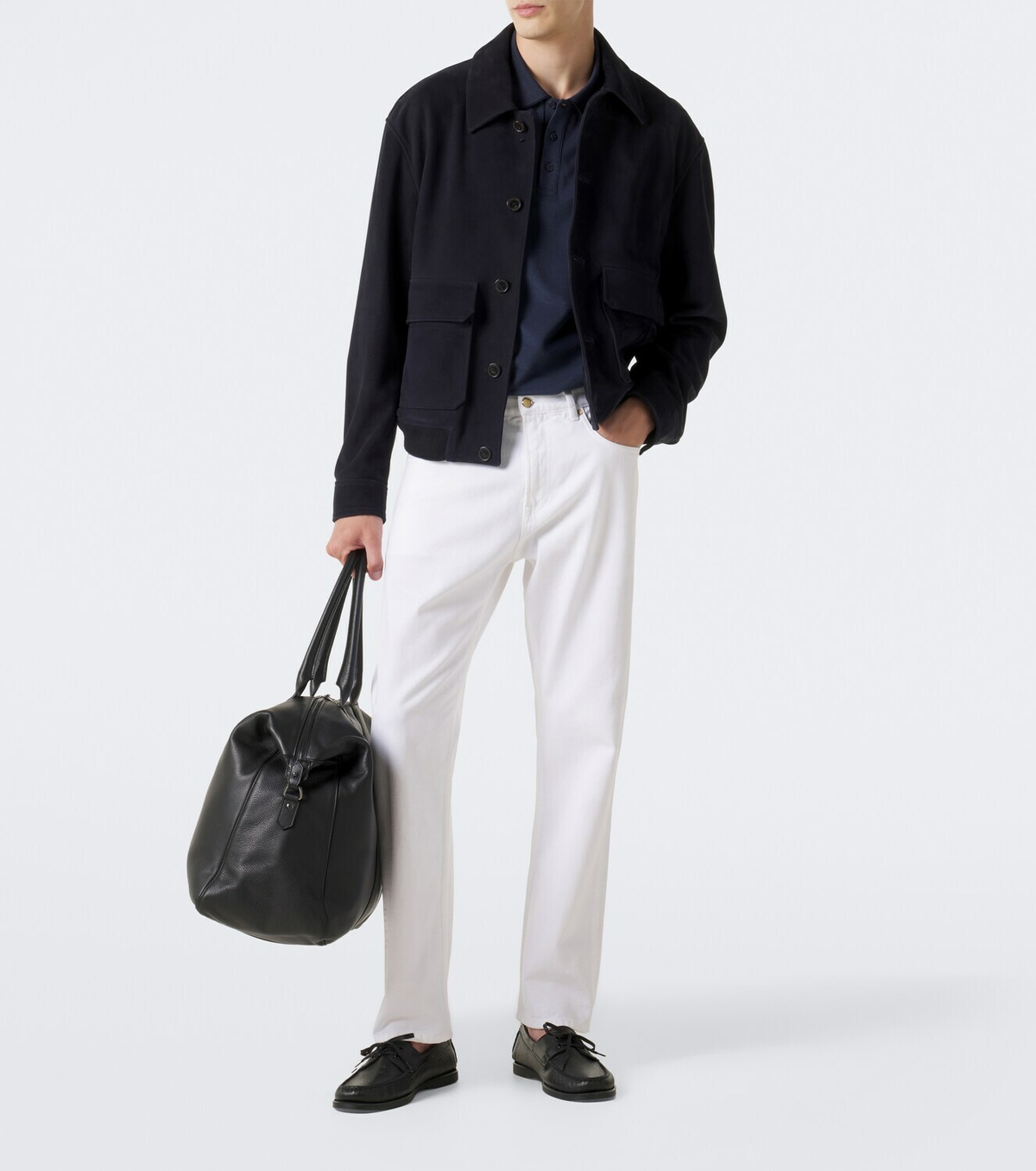 Canali Cotton polo shirt
