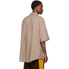 Gucci Blue Oversized Check Shirt