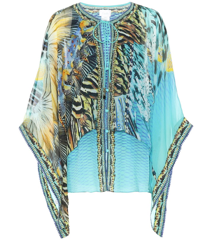 Photo: Camilla Printed silk blouse