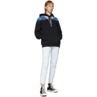 Marcelo Burlon County of Milan Black and Blue Wings Hoodie