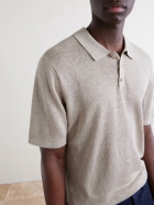 Onia - Linen Polo Shirt - Neutrals