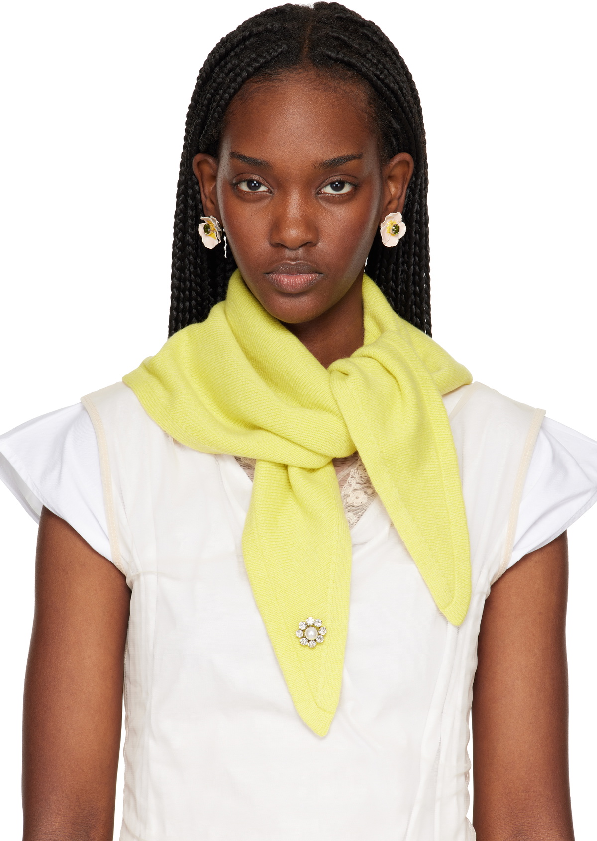 Simone Rocha Blooming Poppy Earrings