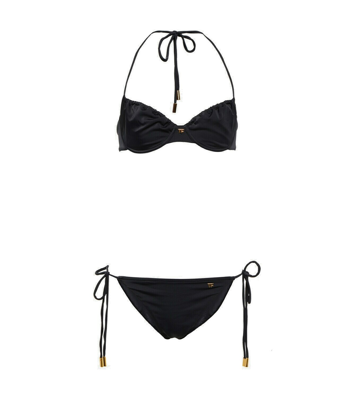 Tom Ford - Logo ruched bikini TOM FORD
