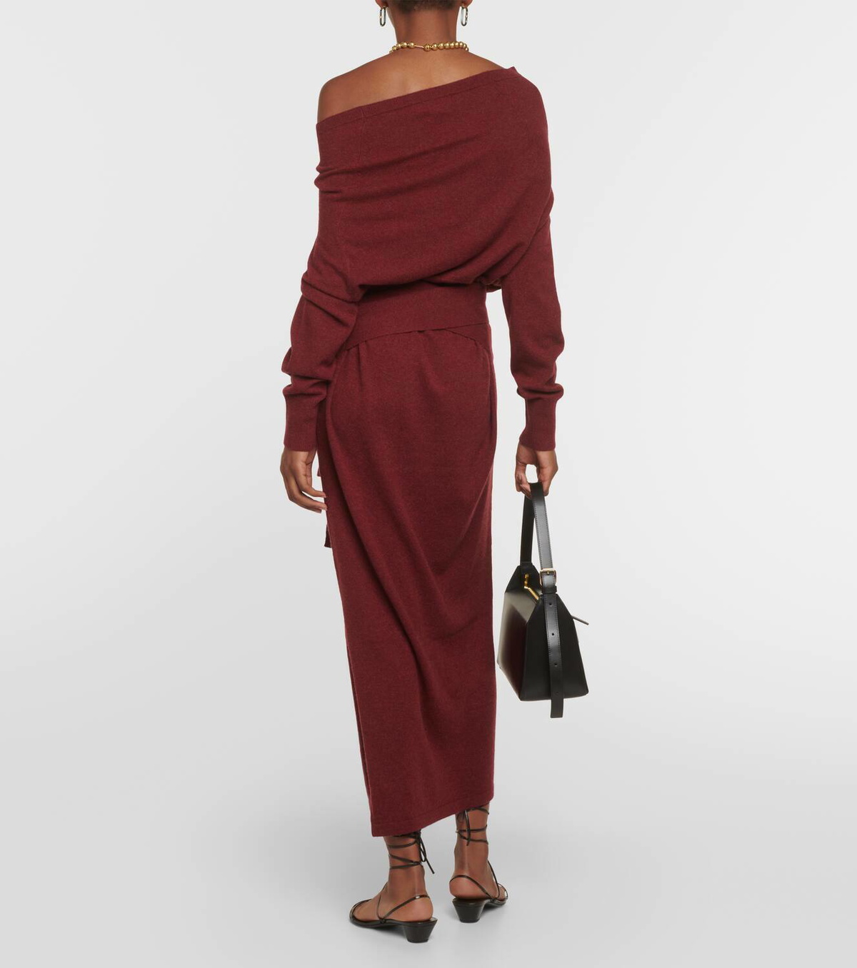 ralph lauren red sweater dress Polo Ralph Lauren cable-knit Maxi Dress | Red