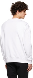 Moschino White Smiley Edition Sweatshirt