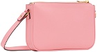 Valentino Garavani Pink Mini VLogo Signature Calfskin Crossbody Bag