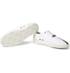 Moncler Genius - Suede, Rubber and Canvas Sneakers - White