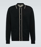 Giorgio Armani Cotton, silk, and cashmere cardigan