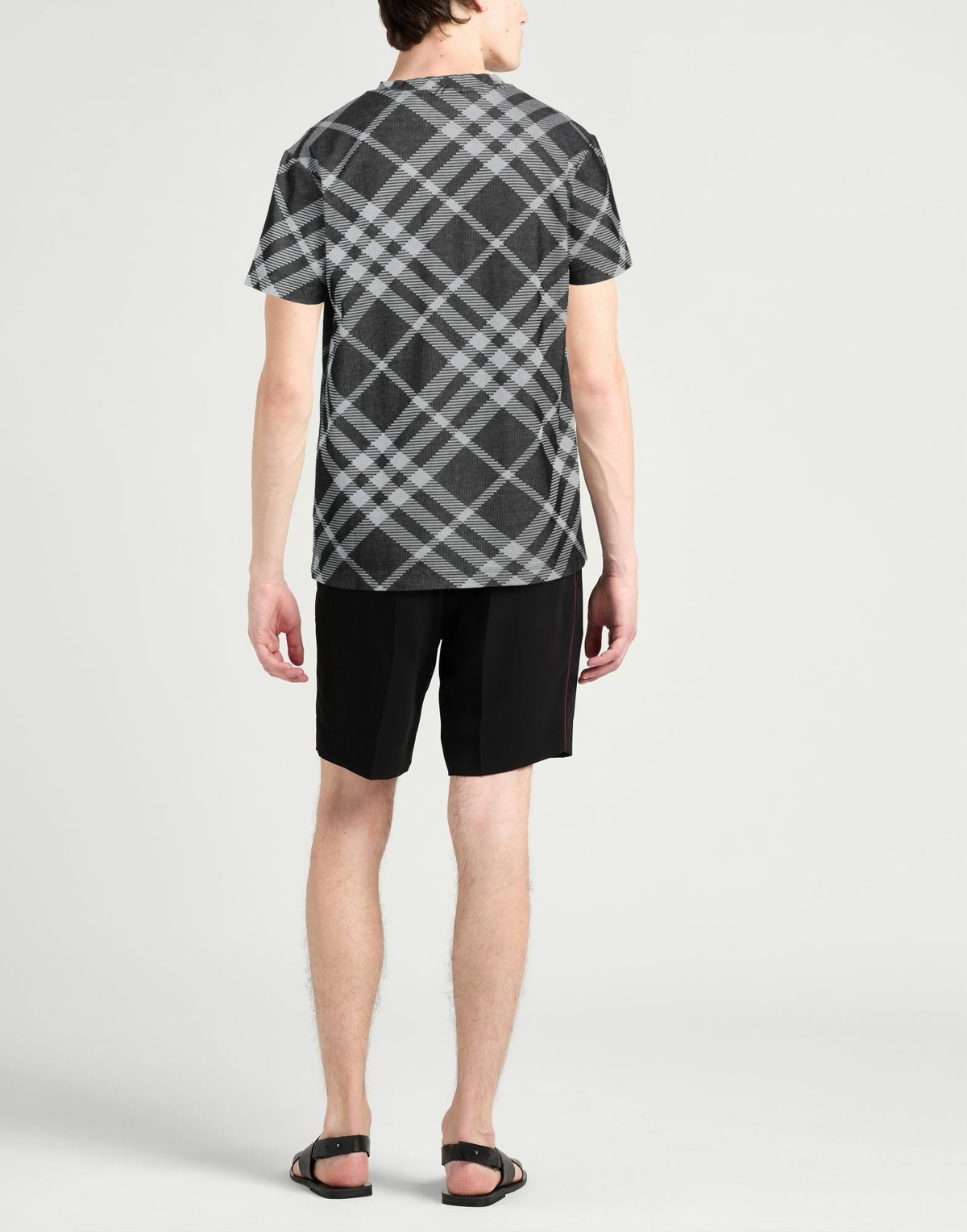 Burberry Mens T-shirt Charcoal
