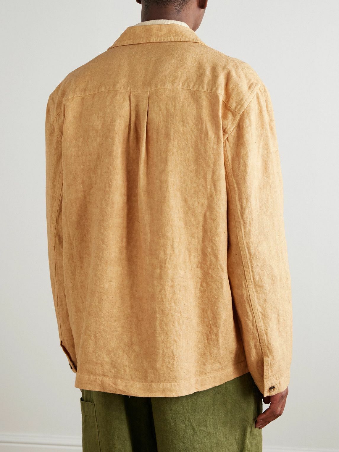 Federico Curradi - Oversized Linen Overshirt - Neutrals