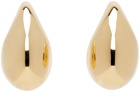 Bottega Veneta Gold Large Drop Earrings