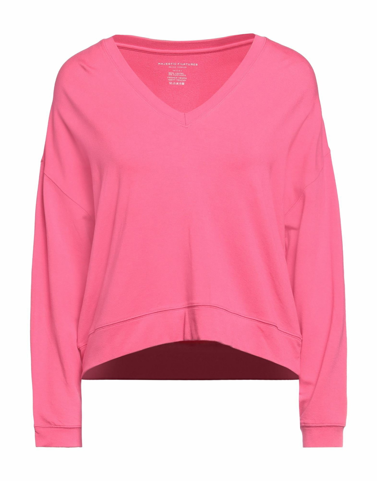 Majestic Filatures Womens Sweatshirt in Magenta