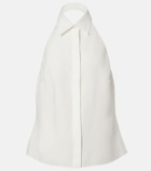 Ralph Lauren Collection Eldred halterneck linen top