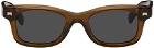 Rhude Brown Sun Rhay Sunglasses