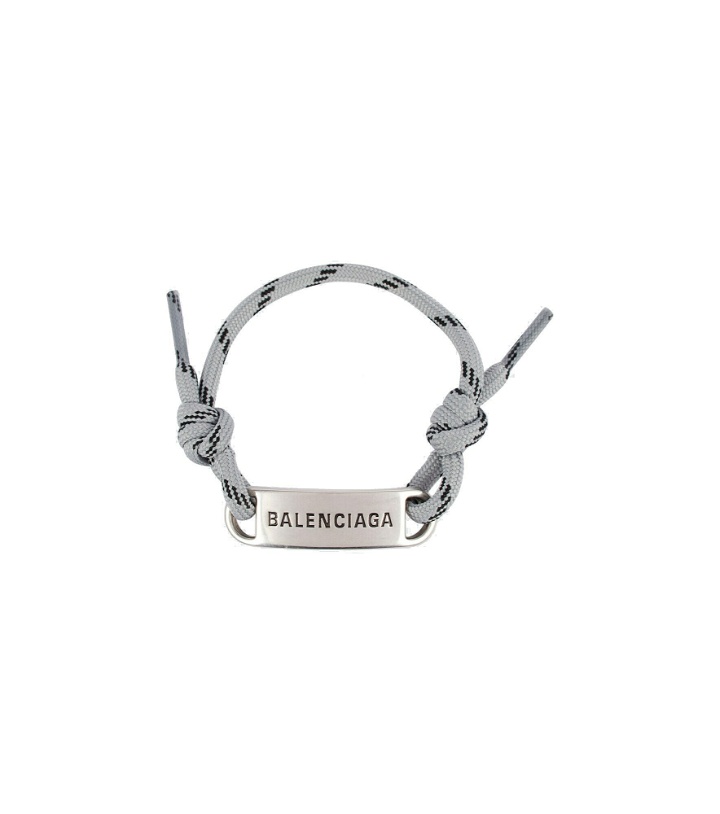 Photo: Balenciaga - Logo plate bracelet