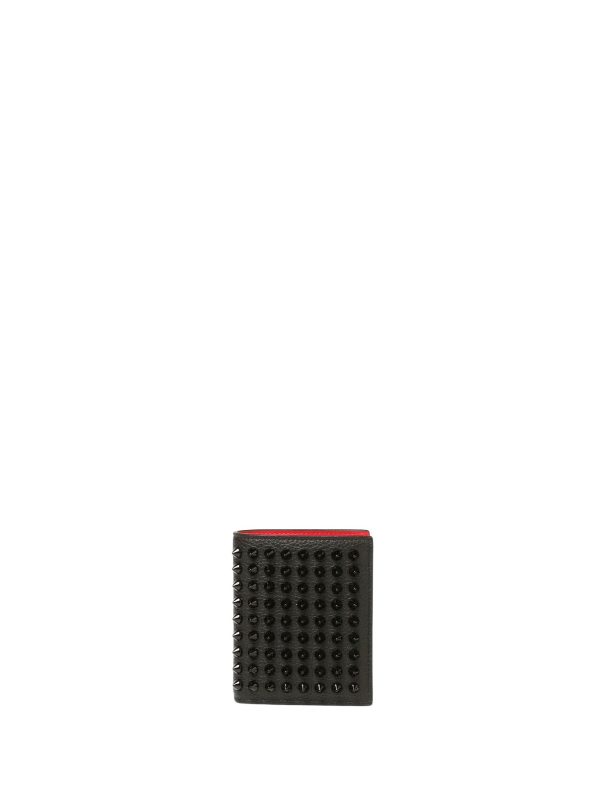 Christian Louboutin Wallet Paros Spike Wallet In Leather