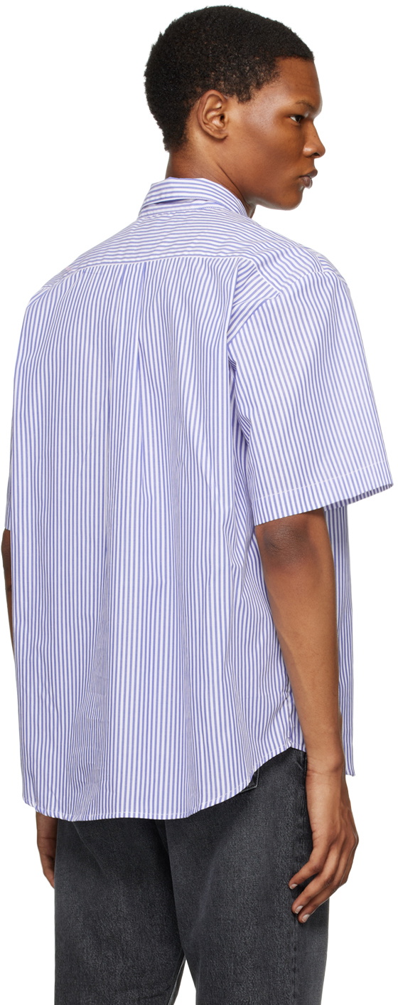 Thames MMXX. Blue & White 'Le Poche' Shirt