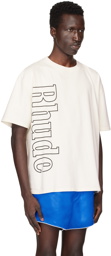 Rhude Off-White Side Logo T-Shirt