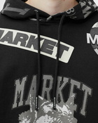 Market Monogram Aop Grayscale Hoodie Black - Mens - Hoodies