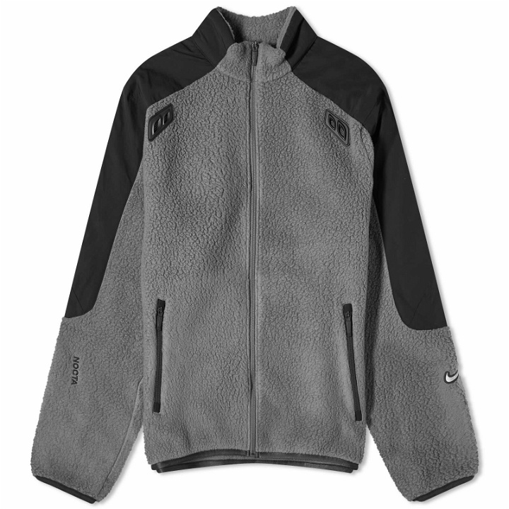 Photo: Nike Men's x Nocta NRG Full-Zip Track Jacket in Iron Grey/Black