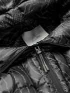 ROA - Quilted Ripstop Hooded Down Jacket - Black