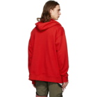 Post Archive Faction PAF Red 3.0 Left Hoodie