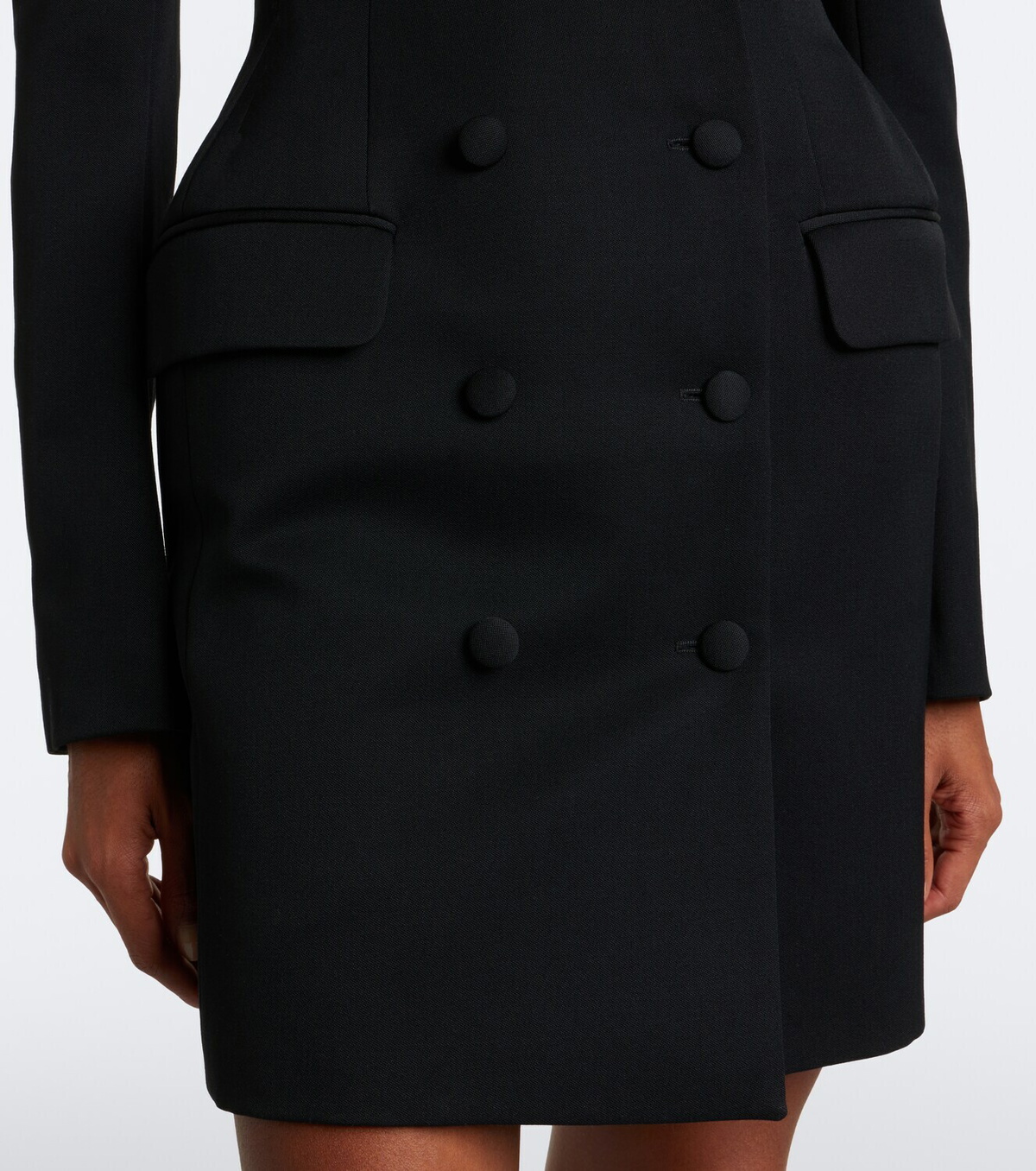 Mugler Wool blazer dress