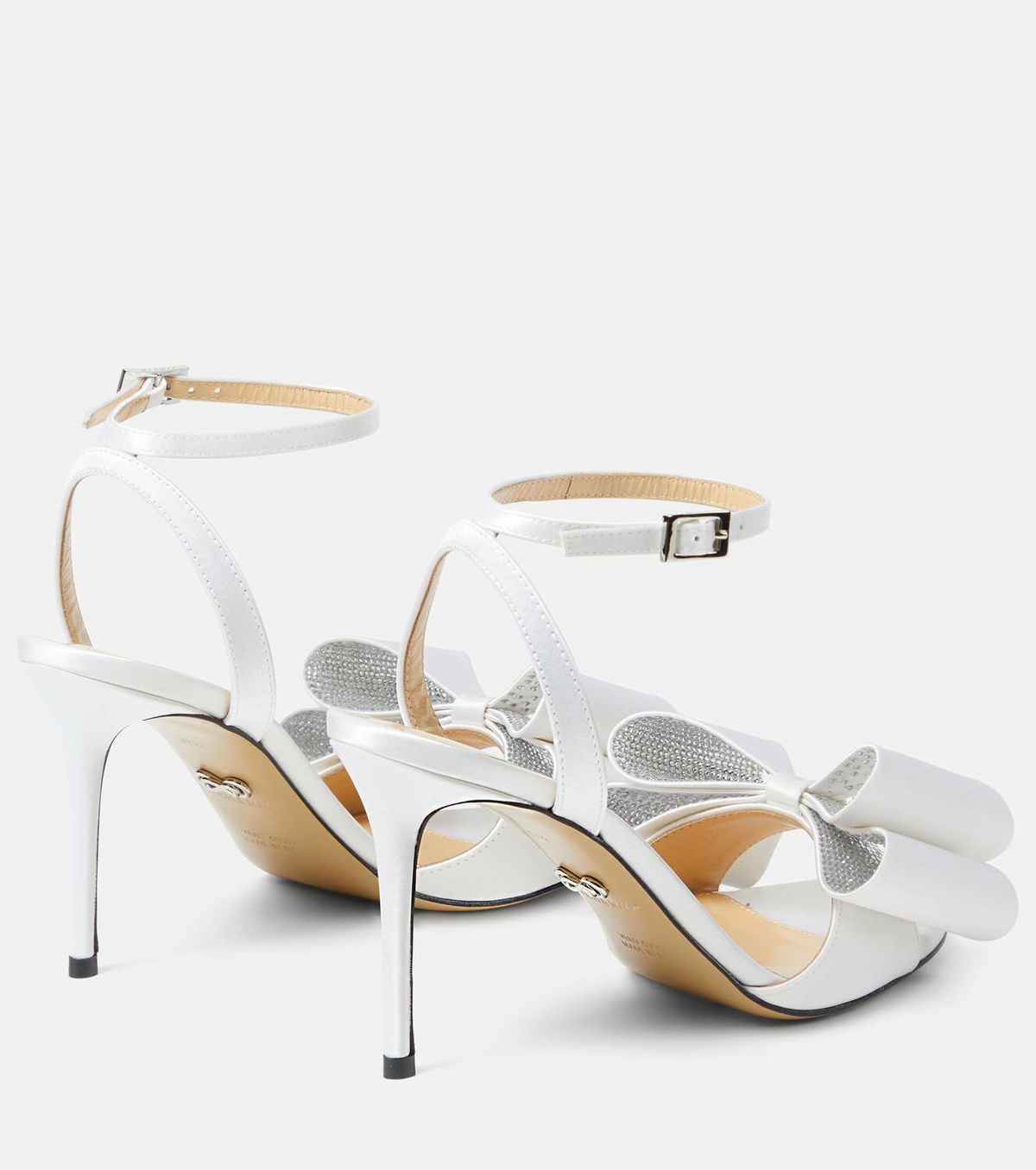 Mach & Mach Le Cadeau bow-detail satin sandals MACH & MACH
