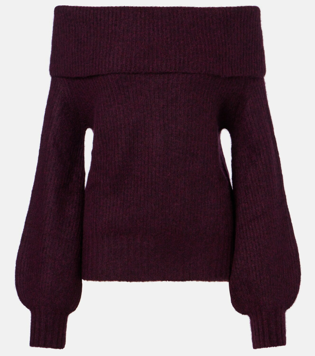 Jardin des Orangers Off-shoulder cashmere and silk sweater