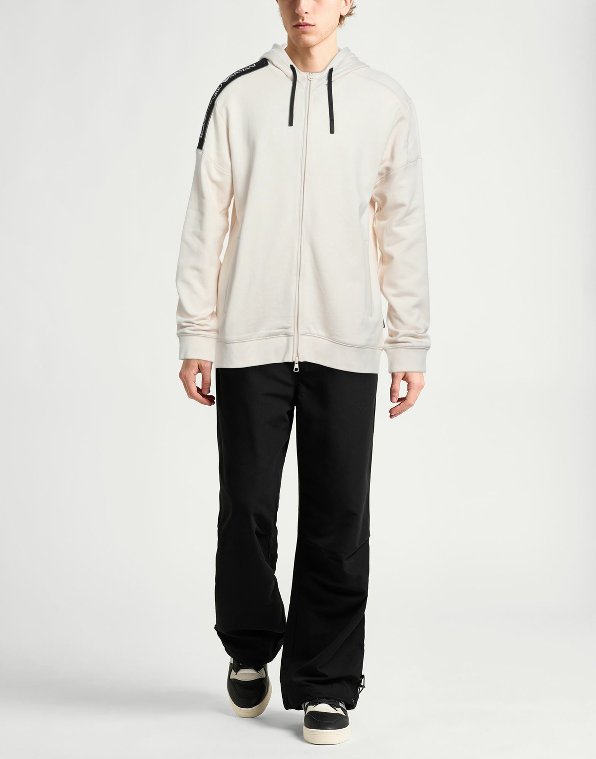 Ea7 Mens Sweatshirt Ivory