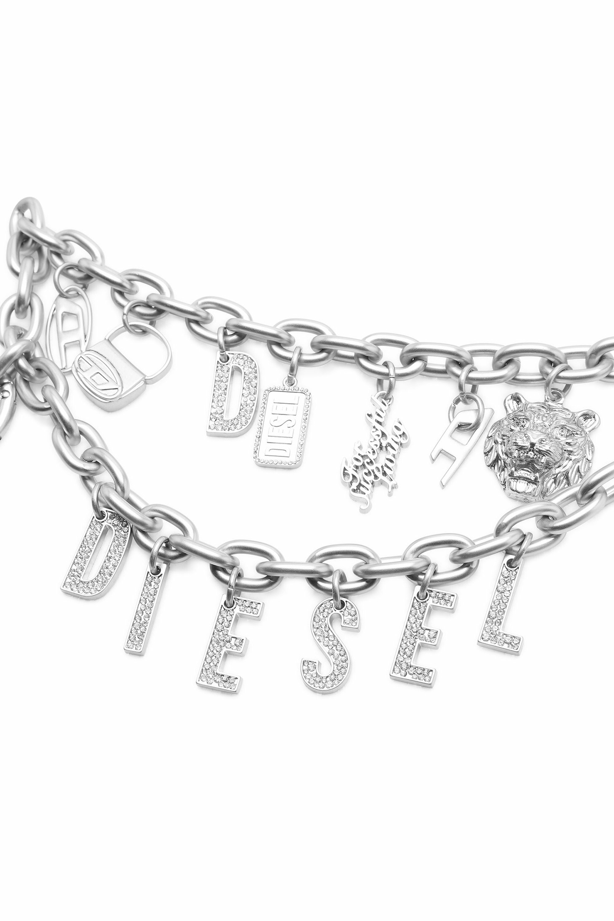 diesel logo lettering belt