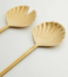 Bitossi Shell stainless steel salad serving set