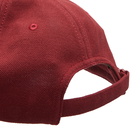 Sporty & Rich x Lacoste Pique Baseball Cap in Pinot