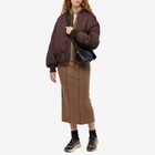 Acne Studios Women's Olanik Bomber Jacket in Chocolate Brown