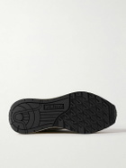 Autry - Reelwind Low Cracked-Leather Trimmed Suede and Shell Sneakers - Brown