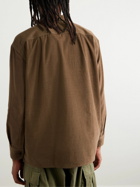 Monitaly - 50's Milano Cotton-Corduroy Shirt - Brown