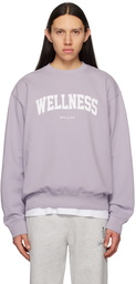 Sporty & Rich Purple 'Wellness' Sweatshirt