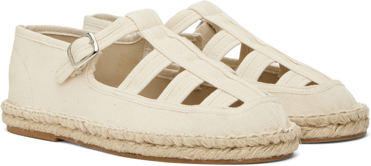 Bode Off-White Peggy Espadrilles