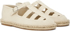 Bode Off-White Peggy Espadrilles
