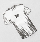 iggy - Printed Cotton-Blend Jersey T-Shirt - Gray