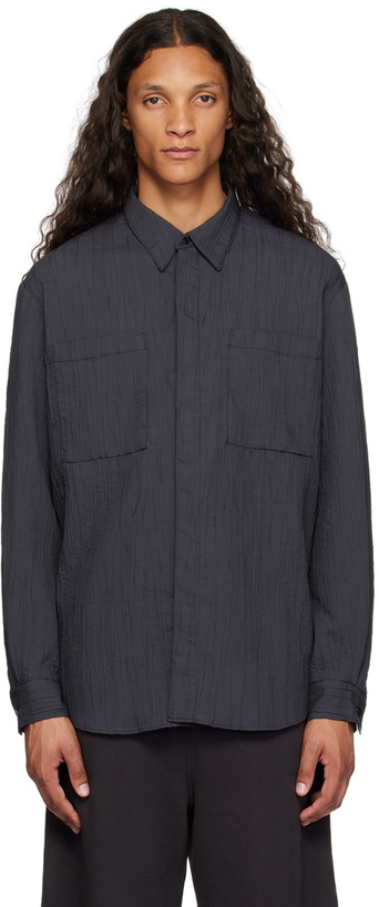 Photo: VEIN Gray Button Shirt