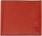 Coach 1941 Red Refined Double Billfold Wallet