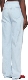 Christopher Esber Blue Deconstruct Jeans