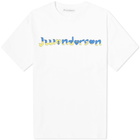 JW Anderson Women's x Run Hany Logo T-Shirt in White