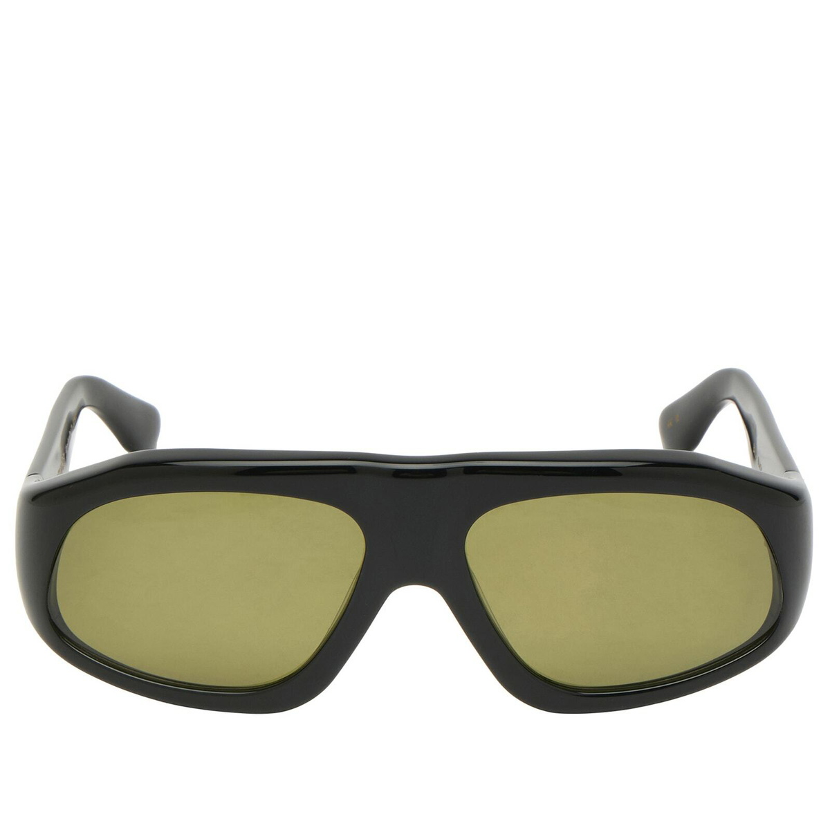 Port Tanger Sama Sunglasses in Black/Dark Green 