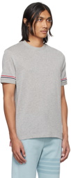 Thom Browne Gray Stripe T-Shirt
