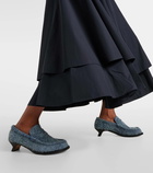 Loewe Campo suede loafer pumps