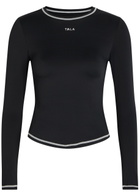 Tala Ultralite Active Logo Stretch-jersey T-shirt Black