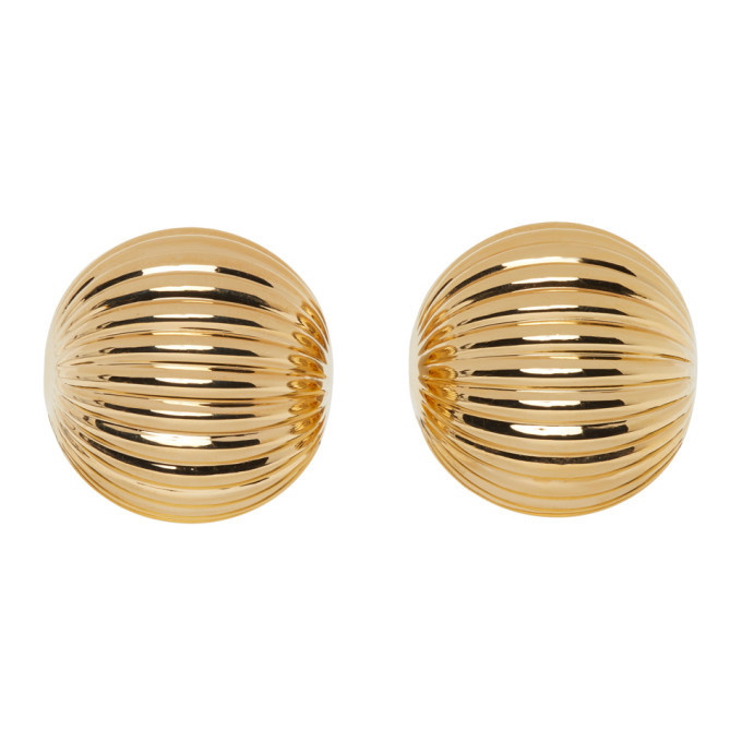 Photo: Lanvin Gold Arpege Clip-On Earrings